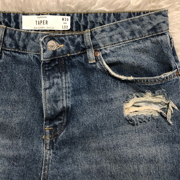 Men’s Topman taper jeans - Picture 4 of 8